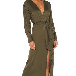 L’Academie Olive Green Dress